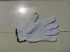 White gauze single-color gloves, labor protection gloves, and work protection gloves details Picture